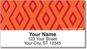 15 Diamond Row Address Labels