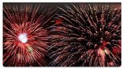 4th of July Fireworks Checkbook Cover