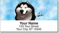 Alaskan Malamute Address Labels