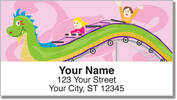 Amusement Park Ride Address Labels