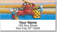 Antique Bank Address Labels