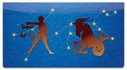 Astrology Checkbook Cover