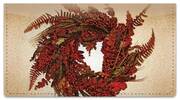 Autumn Wreath Checkbook Cover