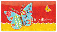 Be Joyful Checkbook Covers