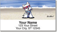 Beach Series Address Labels