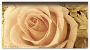 Beautiful Rose Checkbook Cover