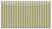 Beige Pinstripe Checkbook Cover