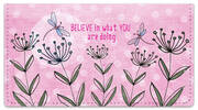 Believe Checkbook Cover