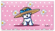 Bichon Frise Checkbook Cover