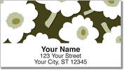 Big Floral Address Labels