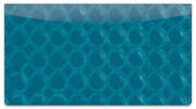 Blue Bubble Pattern Checkbook Cover