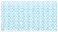 Blue Honeycomb Checkbook Cover