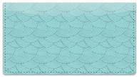 Blue Stipple Checkbook Cover