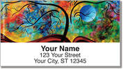 Bold Landscape Address Labels