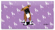 Boxer Checkbook Cover