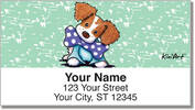 Brittany Spaniel Series Address Labels