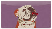 Bulldog Checkbook Cover