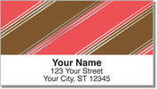 Candy Stripe Address Labels