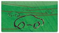 Car Sketch Checkbook Cover