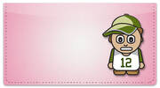 Cartoon Kid Checkbook Cover