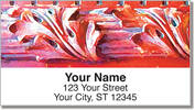 Carved Detail Address Labels