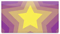 Centered Star Checkbook Cover