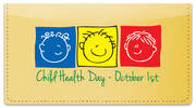 Child Health Day Checkbook Cover