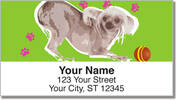 Chinese Crested Dog Address Labels