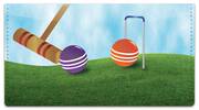 Croquet Checkbook Cover