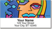 Cubist Gal Pal Address Labels