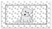 Cute Cat & Dog Checkbook Cover