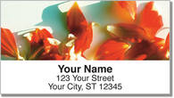 Dahlia Petal Address Labels