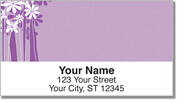 Daisy Silhouette Address Labels