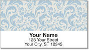 Damask Pattern Address Labels