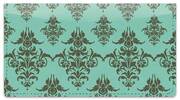 Damask Pattern Checkbook Cover