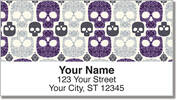 Damask Skull Address Labels