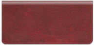 Deep Red Vinyl Checkbook Cover