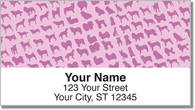 Dog Wallpaper Address Labels