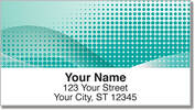 Dot & Swirl Address Labels