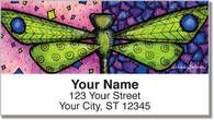 Dragonfly Art Address Labels