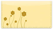 Easy-Going Flower Checkbook Cover