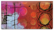 Encaustic Checkbook Cover