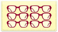 Eyeglass Checkbook Cover