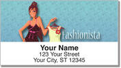 Fabulous Fashionista Address Labels