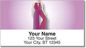 Fashion Model Address Labels