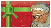 Father Christmas Checkbook Cover