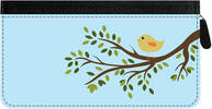 Feathered Friends Zippered Checkbook Cover