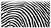 Fingerprint Checkbook Cover