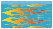 Flame Graphic Checkbook Cover