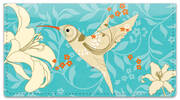 Floral Hummingbird Checkbook Covers